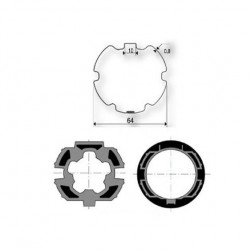 9410400 zf64 przeogniskowane Osprzęt osiowy do silników Somfy ø50mm