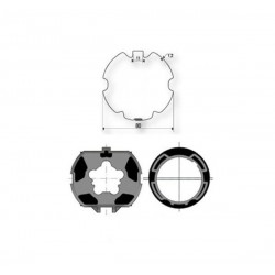 Adaptateur d'Arbre ZF80 9420339 pour moteurs Somfy ø 60 mm Adaptateur d'Arbre ZF80 9420339 pour moteurs Somfy ø 60 mm