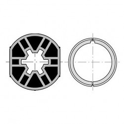 Accesorios eje Redondo 9500411 para motores Somfy Ø40 mm Accesorios eje Redondo 9500411 para motores Somfy Ø40 mm