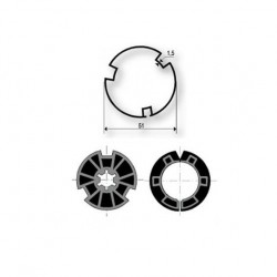 Adaptateur d'arbre HASSINGER Ø51 9500365 pour moteurs Somfy Ø40 mm Adaptateur d'arbre HASSINGER Ø51 9500365 pour moteurs Somfy Ø40 mm