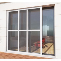 Sliding mosquito net on the bay window Alu - Luxury Sliding mosquito net on the bay window Alu - Luxury