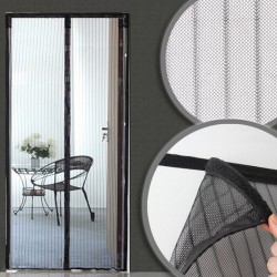 Mosquiteiro Cortina de porta magnética sem perfuração Mosquiteiro Cortina de porta magnética sem perfuração