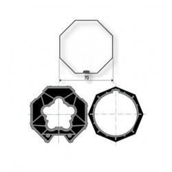 Adaptateur d'Arbre SELVE MARTIN SW70 9420335 pour moteurs Somfy Adaptateur d'Arbre SELVE MARTIN SW70 9420335 pour moteurs Somfy