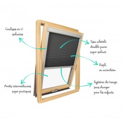 Утепленная плиссированная штора Velux ®