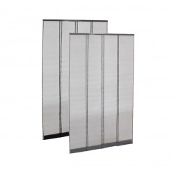 The mosquito net on the doors can be cut without drilling The mosquito net on the doors can be cut without drilling