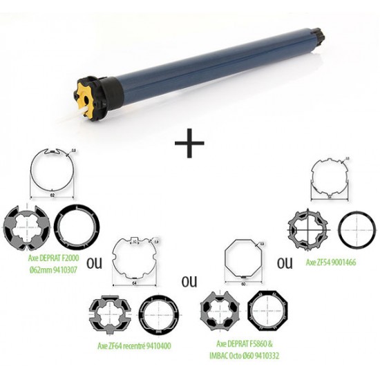 Pida Kit de reemplazo de persianas eléctricas Somfy ILMO WT ø50 a precios de fábrica