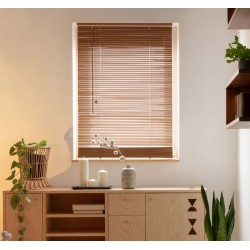 Custom blinds made of 25 mm wood. Custom blinds made of 25 mm wood.