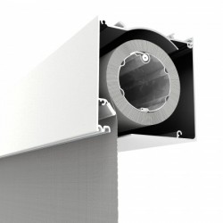 Monoblock box for persana, roller shutters, square