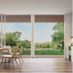 El sistema antimosquitos para las ventanas y las puertas, la recogida lateral, akkardeon El sistema antimosquitos para las ventanas y las puertas, la recogida lateral, akkardeon