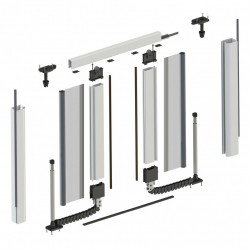 Антимоскітна система, Бічне згортання з ланцюжком