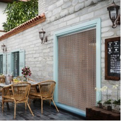 Cortina de cordão, Cortina de fita de PVC Cortina de cordão, Cortina de fita de PVC