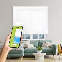 Durchscheinende Stoffrollos mit antibakterieller Behandlung, für Räume mit hoher Luftfeuchtigkeit Durchscheinende Stoffrollos mit antibakterieller Behandlung, für Räume mit hoher Luftfeuchtigkeit