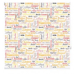 Fabric roller blinds with anchor prints, inscriptions Fabric roller blinds with anchor prints, inscriptions