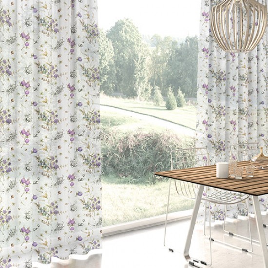 Buy Curtains for the kitchen, flowers at Factory Prices