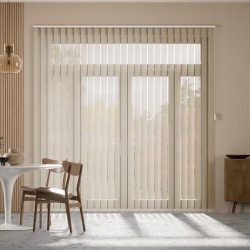 Вертикальные ламели из ткани Screen Nano 5 , огнестойкая ткань Вертикальные ламели из ткани Screen Nano 5 , огнестойкая ткань