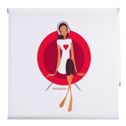 Youth Roller blinds on the window, roller blinds, printed - Street Girl Youth Roller blinds on the window, roller blinds, printed - Street Girl