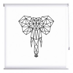 Youth Roller Blinds with Print Abstraction, Geometry, Animal, Elephant Youth Roller Blinds with Print Abstraction, Geometry, Animal, Elephant