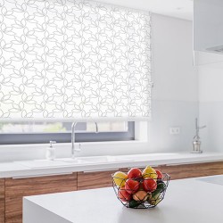 Bedrukte rollen, bloemen en lineaire motieven