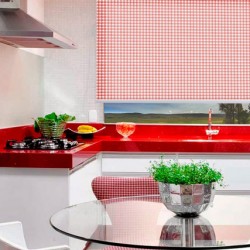 Rollen met een geruite print Rollen met een geruite print