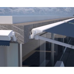 Visera de tela anti-Burnout en posición cerrada SPIRAL