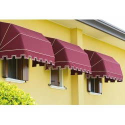 Auvent Capot tissu Tropical, tolda, marquise capota practic 4 arcos Auvent Capot tissu Tropical, tolda, marquise capota practic 4 arcos