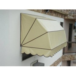 Auvent Capot tissu Tropical, tolda, marquise capota practic 4 arcos Auvent Capot tissu Tropical, tolda, marquise capota practic 4 arcos