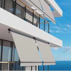 Verticale stoffen luifel, tella, luifel tello stor, balcon