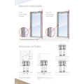 Buy Threshold-free sliding Aluminum window system Fly Light, m2 at Factory Prices